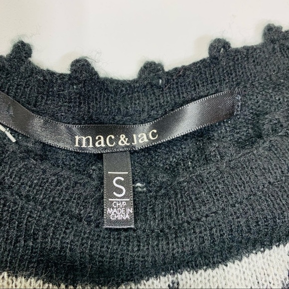 Mac & Jack fair isle cover-up sweater size small - Picture 5 of 8